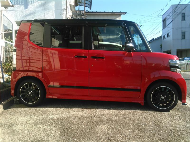 ホンダ 純正 ターボ車ツートンカラー用ブラックホイール のパーツレビュー Nボックスカスタム Koara Papa みんカラ ホンダ 純正 ターボ車ツートンカラー用ブラックホイール のパーツレビュー Nボックスカスタム Koara Papa みんカラ