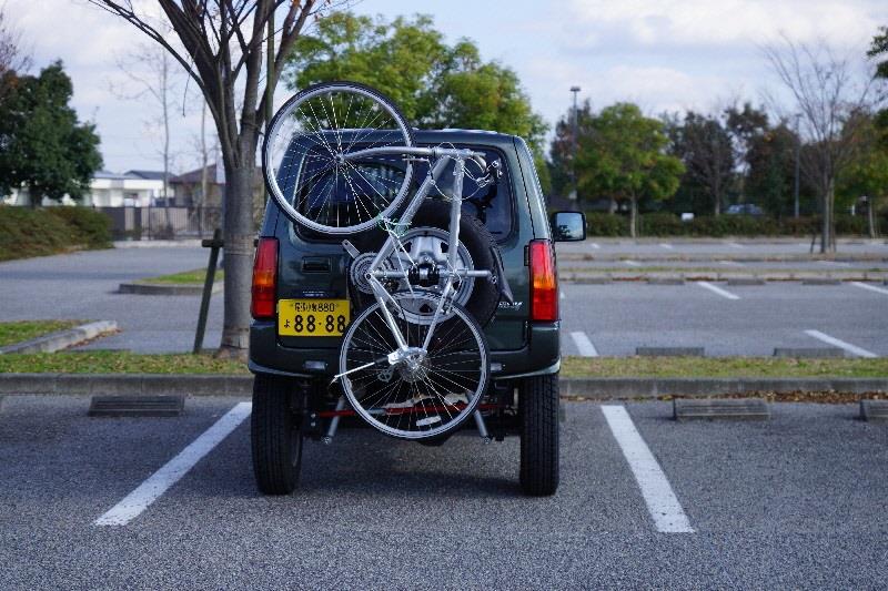 Wild Goose サイクルホルダー スペアタイヤマウント スズキ ジムニー全車 軽自動車ジムニー純正スペアタイヤキャリア取付不可 のパーツレビュー ジムニー やらわか洗車 みんカラ