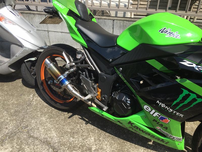 Lci ショートチタンサイレンサー のパーツレビュー Ninja250 そんちゃん Ninja250 みんカラ