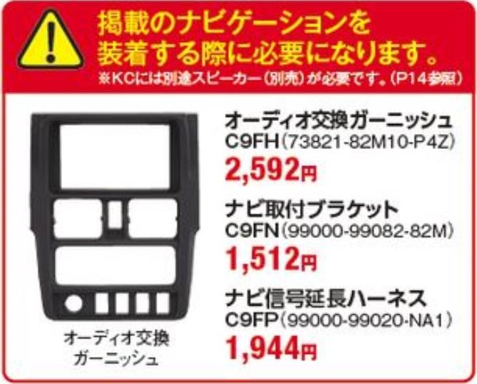スズキ(純正) 純正オーディオ交換ガーニッシュ のパーツレビュー