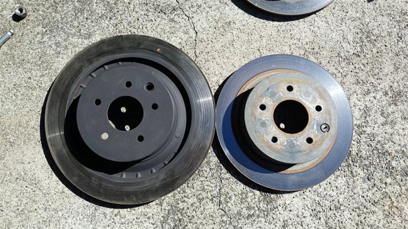 日産(純正) V36用リアブレーキローター のパーツレビュー