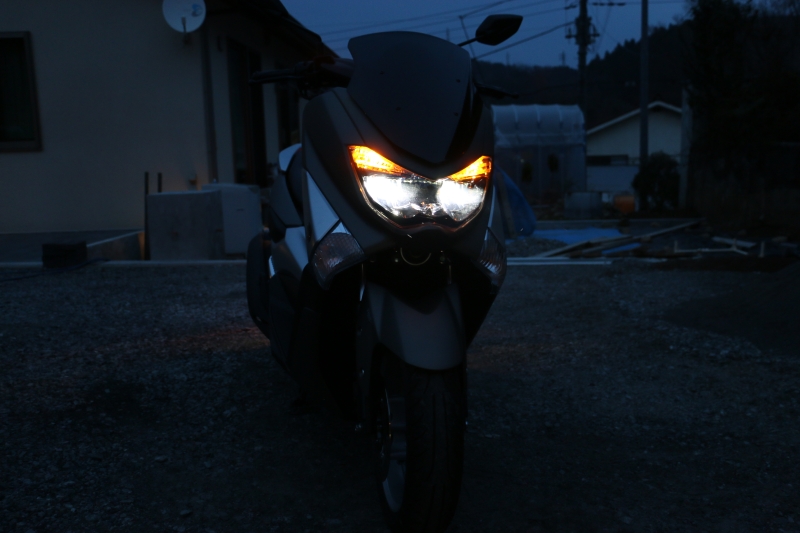 NMAX ポジションライト オレンジ化 のパーツレビュー | NMAX