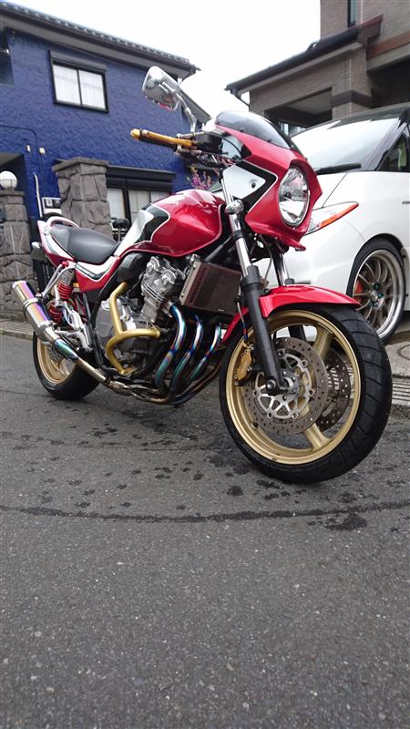 ヨシムラ チタンサイクロンttbファイアースペック のパーツレビュー Cb400 Super Four Hyper V Tec Revo イカ野郎 みんカラ