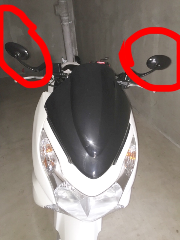 ナポレオン バレンクラシックミラー のパーツレビュー | PCX