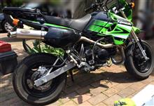 KSR110NOJIMA FASARM Mチタン フルエキゾーストマフラー JMCA アップの全体画像