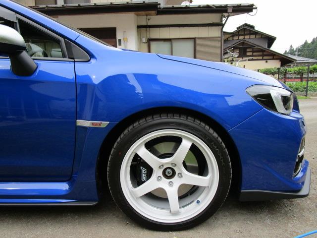 VAB WRX に ADVAN TC4 の 18インチ9.5Jをツライチ装着！ | 鈴鹿
