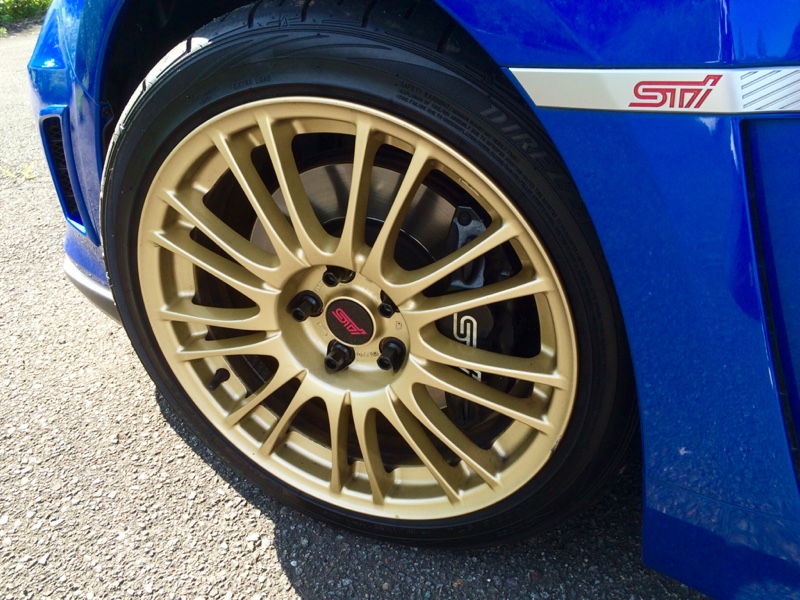 【超希少】インプレッサ WRX STI 純正オプBBS