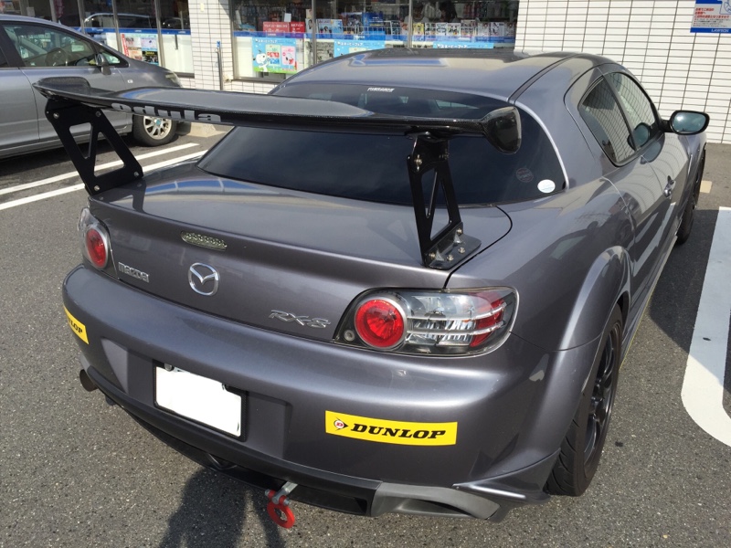 マツダ RX-8 odula カーボンGTウイング ハイマウント｜パーツ
