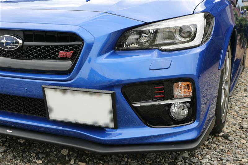 YR-Advance ナンバーオフセットステー WRX STI VAB - YouTube