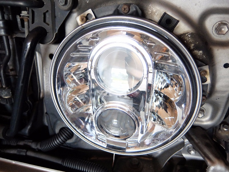 Tuff Plus 7インチledシールドビームヘッドランプ のパーツレビュー ランドクルーザー70 ふっじい みんカラ