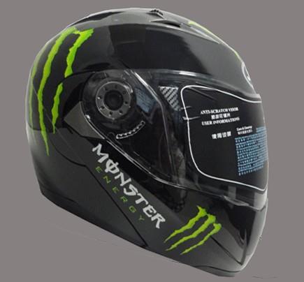 Monster Energy ダブルレンズ モンスターエナジーフルフェイスヘルメット のパーツレビュー Rv125i ドルチェ カッパーナ みんカラ