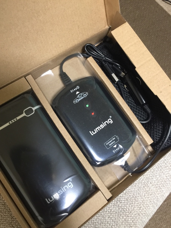 Lumsing カーバッテリー 充電器 12v車用 モバイルバッテリー のパーツレビュー S660 ほんだれい みんカラ