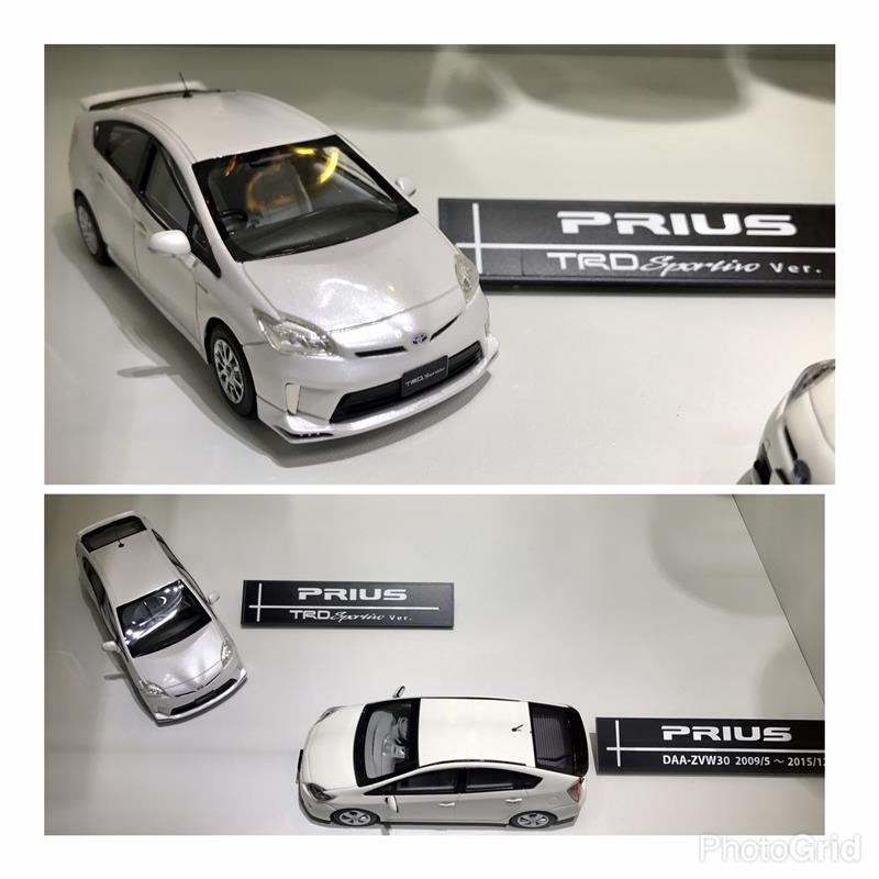【公式】アクセサリーの激安通販 Wit's 1/43トヨタ プリウスTRD Sportivo のパーツレビュー 乗用車