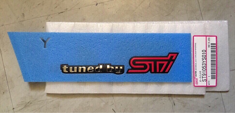 スバル(純正) tuned by STi エンブレム のパーツレビュー | XV