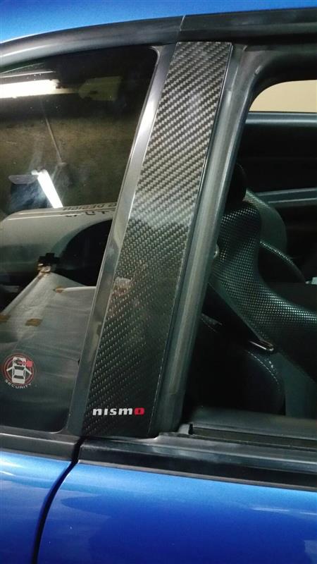 NISMO カーボンピラーガーニッシュ/カーボンセンターピラー
