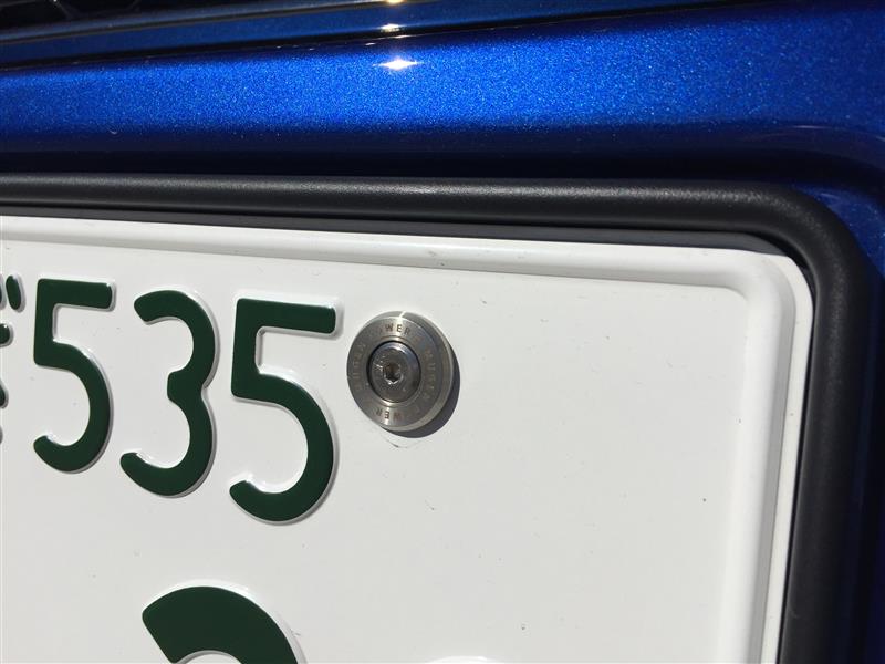 MUGEN 無限 ナンバープレートボルト モビリオ GB1 GB2 2002/12~2003/05 MUGEN 無限 ナンバープレートボルト モビリオ GB1 GB2 2002/12~2003/05