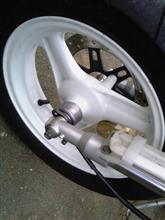 モダンワークス NSR50用アルミホイール前後セット のパーツ