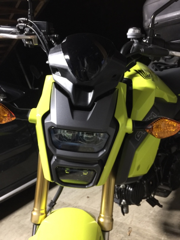 ホンダ 純正 メーターバイザー のパーツレビュー グロム125 ねこパンだお みんカラ