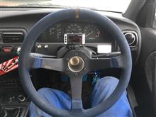 SPORTS STEERING WHEEL SUEDE Type Prodrive(プロドライブ)の