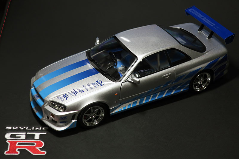 GREENLIGHT 1/18 BRIAN'S 1999 NISSAN SKYLINE GT-R(R34) の