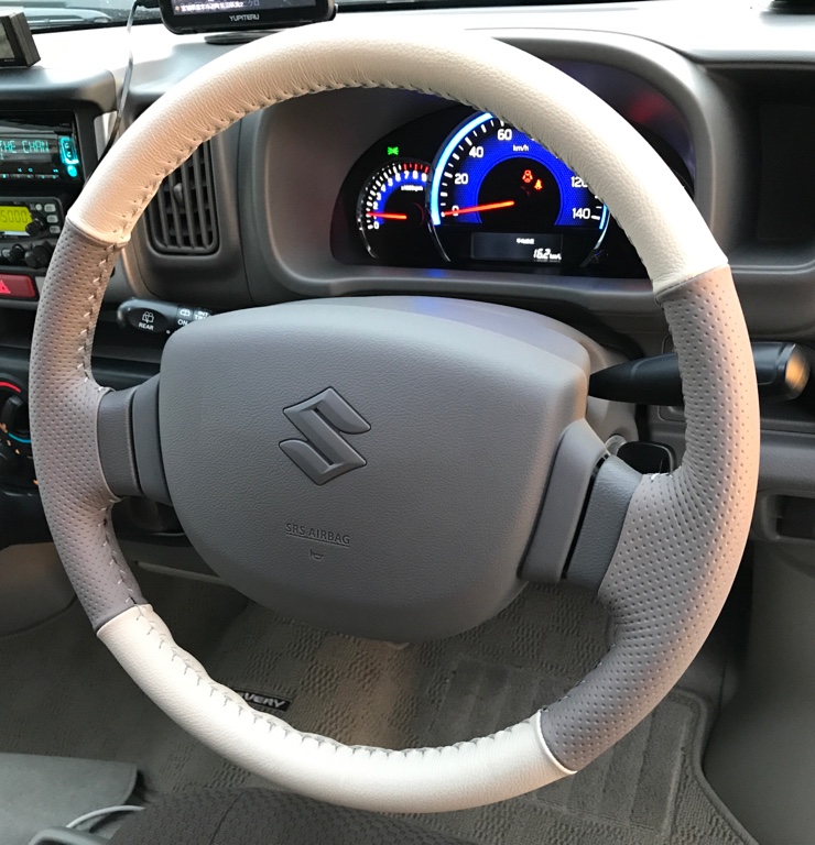 スズキ純正】アルト (SUZUKI ALTO)【本革ステアリングホイール