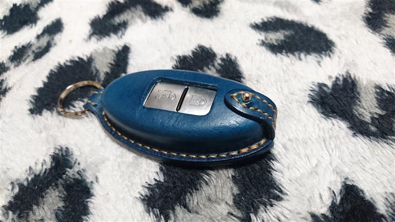 革茶屋 ニッサン 本革スマートキーカバー(2ボタン用)