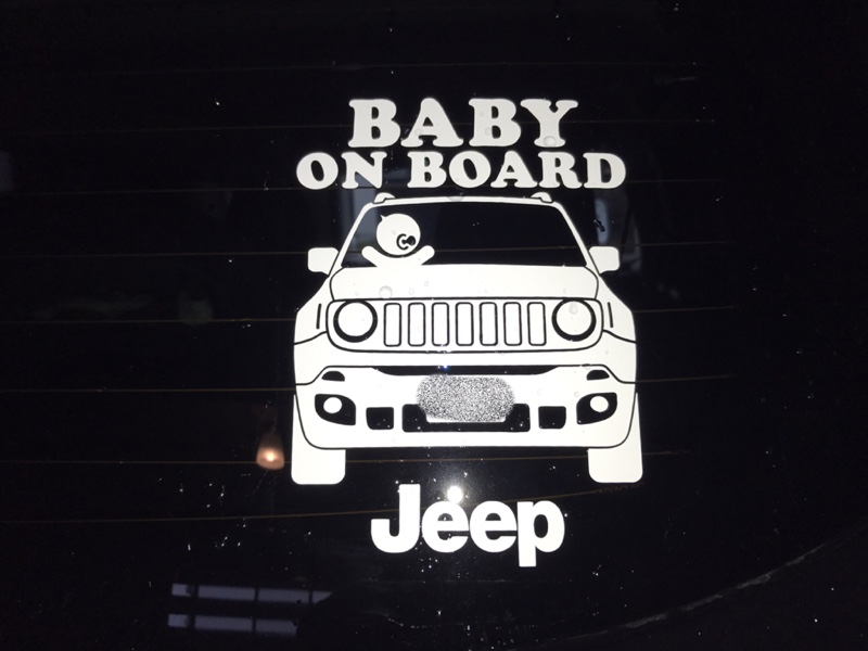 MOON EYES BABY ON BOARD サイン