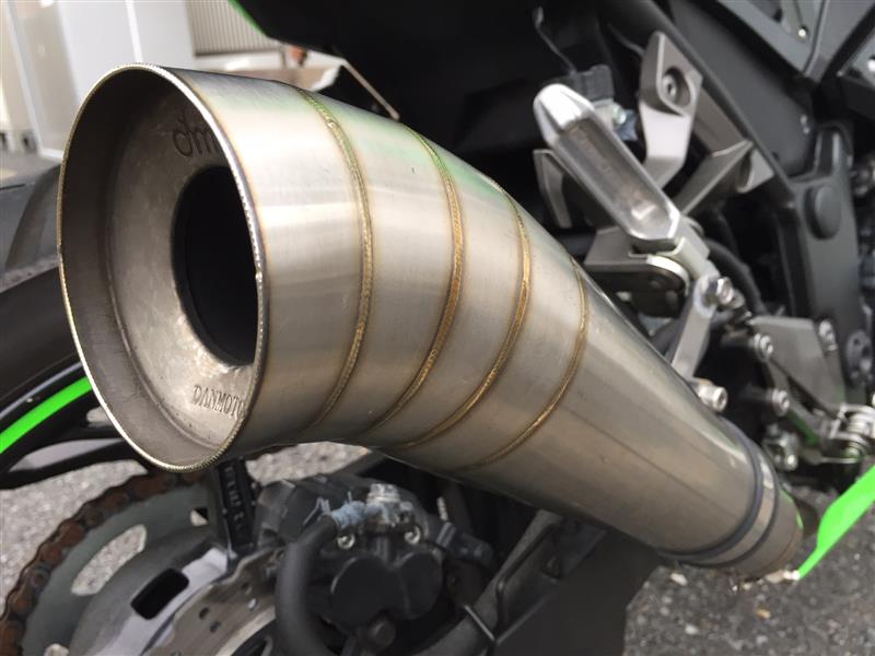 Danmoto Gpエクストリーム スリップオンマフラー のパーツレビュー Ninja250 せれちる みんカラ