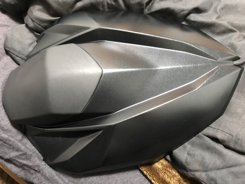 カワサキ(純正) シングルシートカバー（メタリックフラットスパーク 