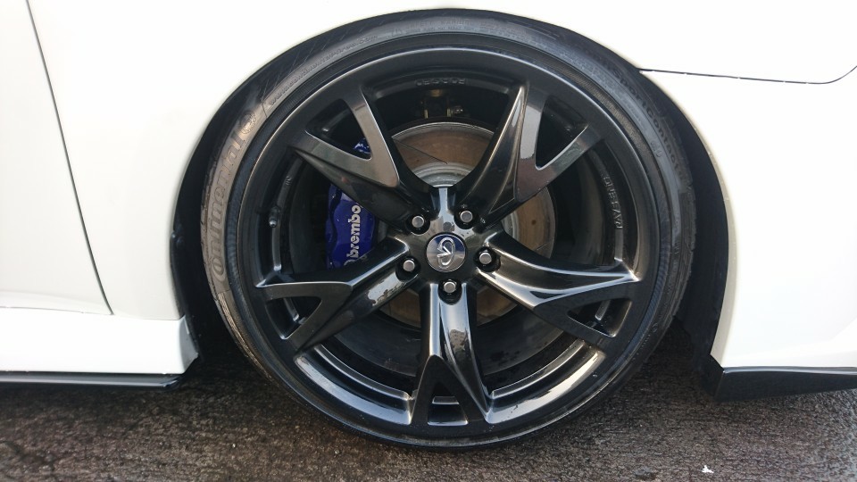 バリ溝 エンケイ製】ニッサン Z34 フェアレディZ 前期 純正 18in