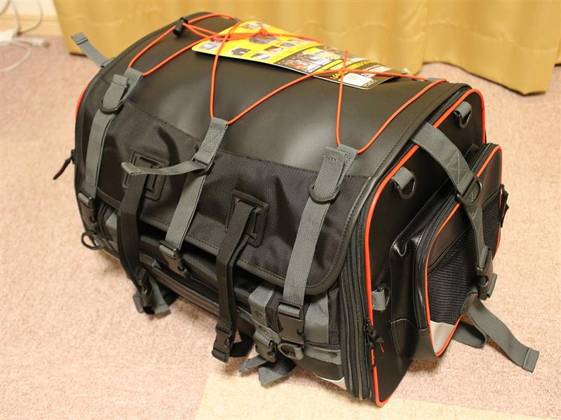 Tanax キャンピングシートバッグ2 ブラック 赤パイピング仕様 Mfk 102r2 可変容量59 75ℓ のパーツレビュー Ninja1000 Tate とうほぐ みんカラ