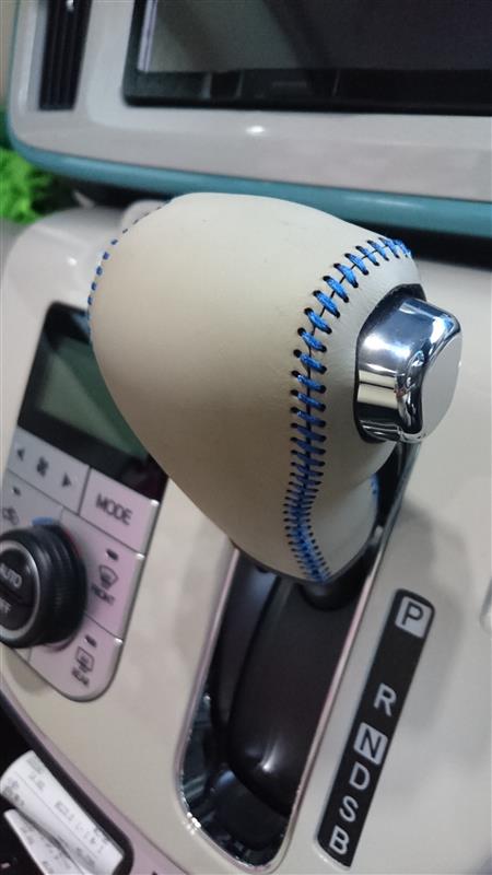 Tricoloreexchange シフトノブカバー のパーツレビュー ムーヴキャンバス ひでまる みんカラ