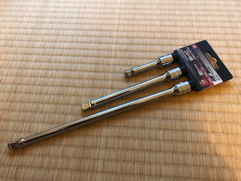Sk11 2wayエクステンションバー Wobble 差込角9 5mm 75 150 250mm Seb 303m のパーツレビュー ウェイク Tomopyonsama みんカラ