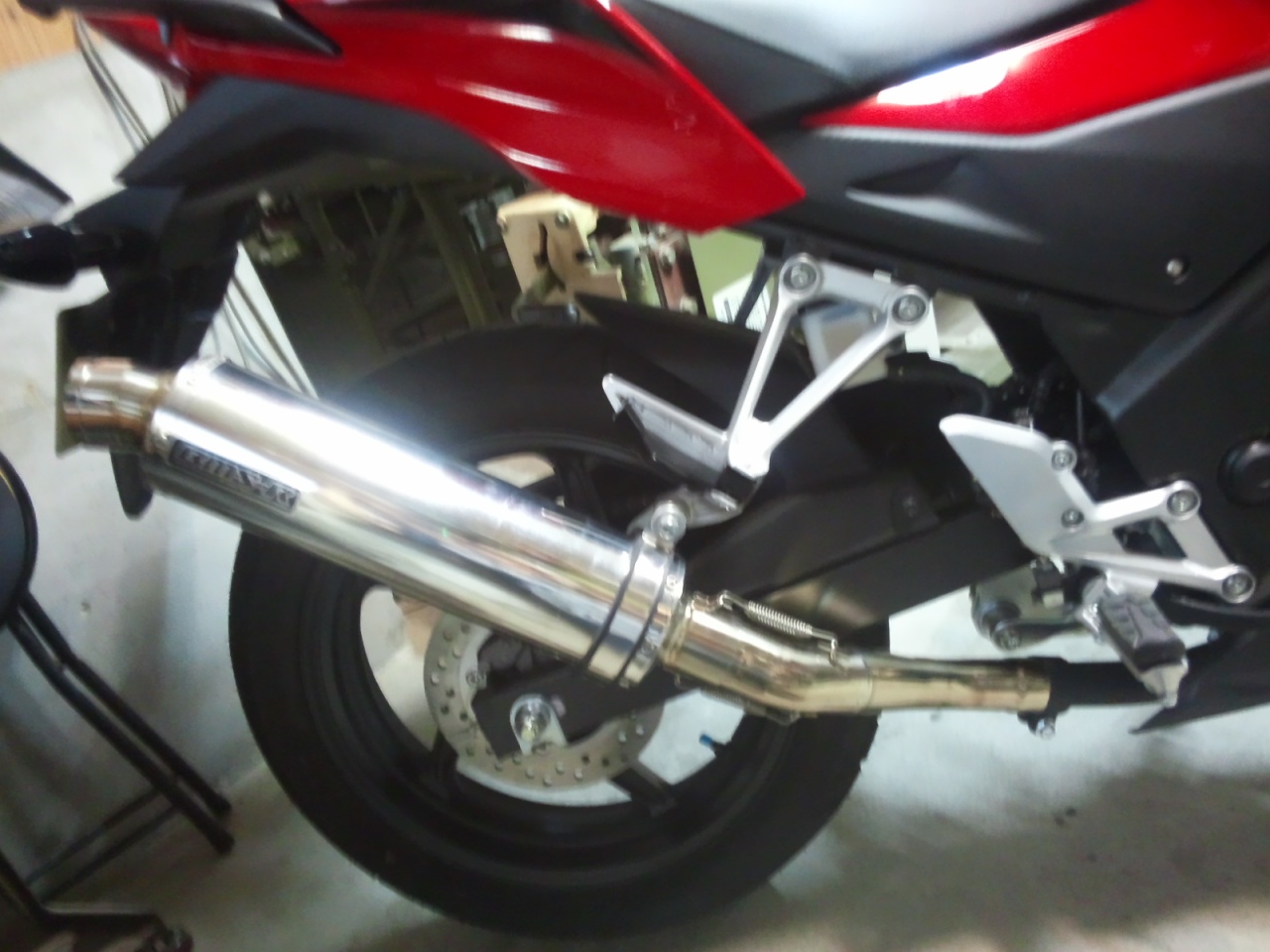 Beams スリップオンマフラー のパーツレビュー Cb250f Mc43 Ryonkura みんカラ