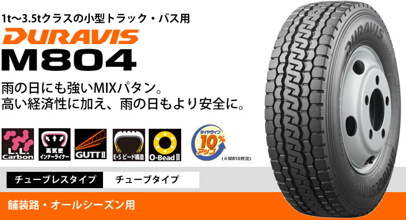 BRIDGESTONE DURAVIS M804 のパーツレビュー | コースター(2lew ...