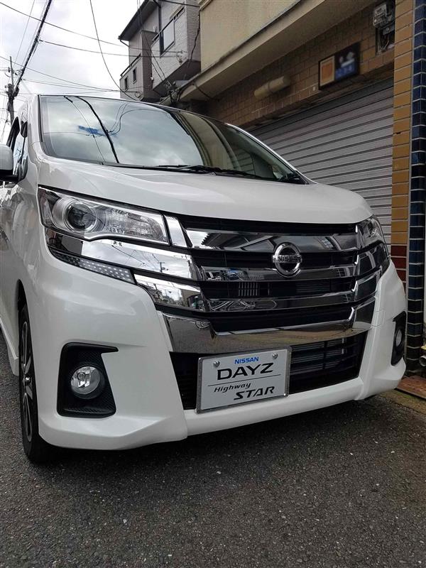 日産(純正) クロームフロントバンパーフィニッシャー のパーツレビュー 