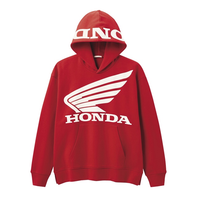 Gu Hondaコラボ ビッグスウェットプルパーカー レッド のパーツレビュー オデッセイ かなチン みんカラ