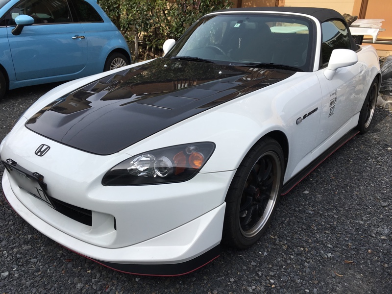 TOYOSHIMA CRAFT クーリング カーボンボンネット のパーツ
