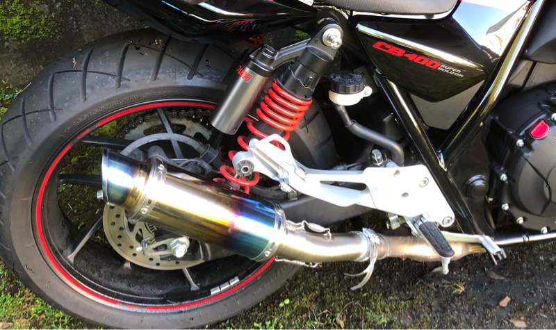 Lci ショートチタンマフラー のパーツレビュー Cb400 Super Bol D Or Hyper Vtec Revo しょうご Cbr250r Mc19 みんカラ