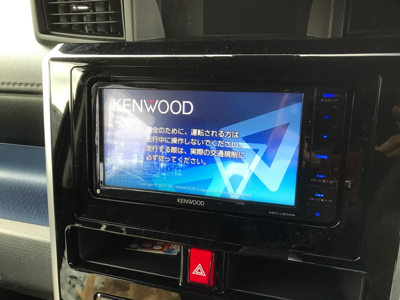 KENWOOD MDV-L504W のパーツレビュー | タンクカスタム(ゆみたん