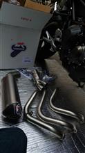 TERMIGNONI 3×1フルエキゾースト チタンサイレンサー のパーツ