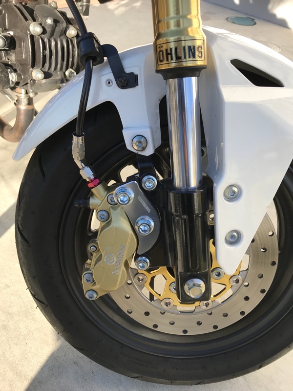brembo 4pot キャリパー のパーツレビュー | グロム125(seki