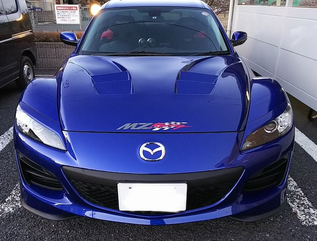 RX-8 雨宮ダクトボンネット  FRP