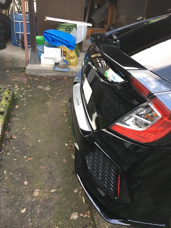 Modulo Honda Access リヤバンパープロテクター のパーツレビュー シビック ハッチバック Yu Zo みんカラ
