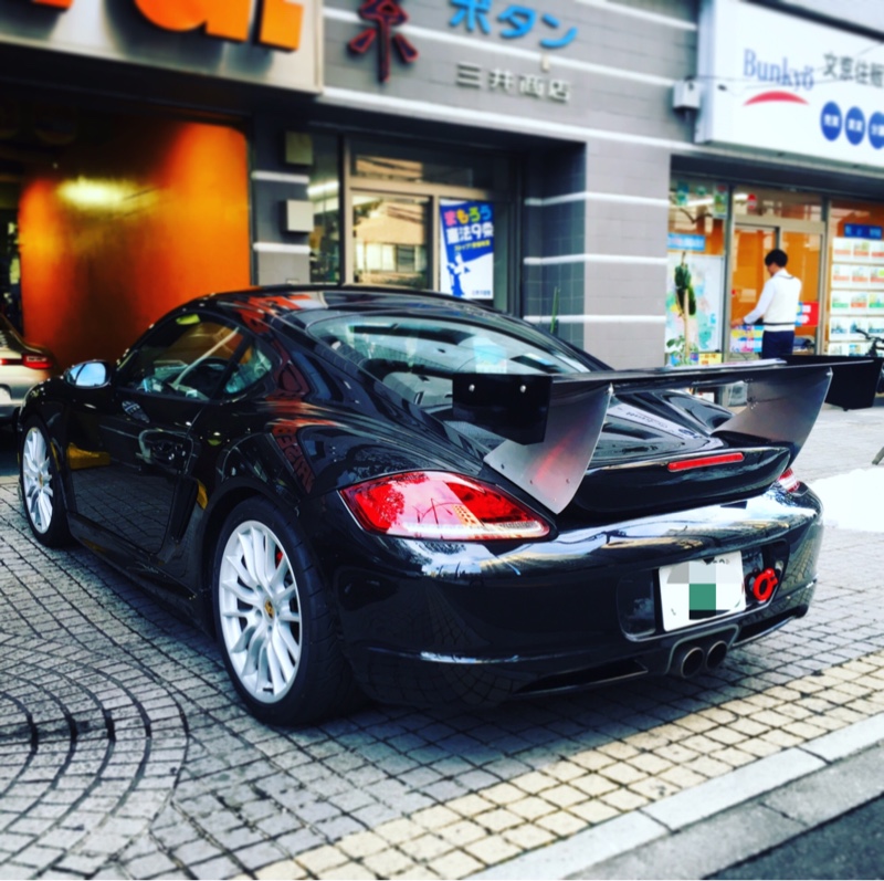 TECHART リアスポイラー のパーツレビュー | ケイマン(よっ太) | みんカラ