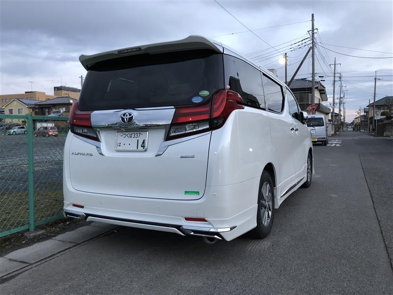 シンプルでおしゃれ AGH30W/GGH30W アルファード モデリスタ リヤ