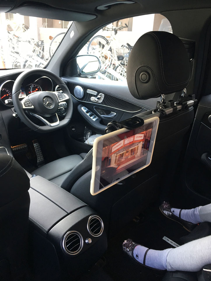 iKross ヘッドレスト取付式タブレットホルダー のパーツレビュー | GLC