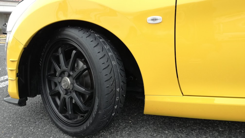 DUNLOP DIREZZA ZⅢ165/50R16 のパーツレビュー | コペン(えびF