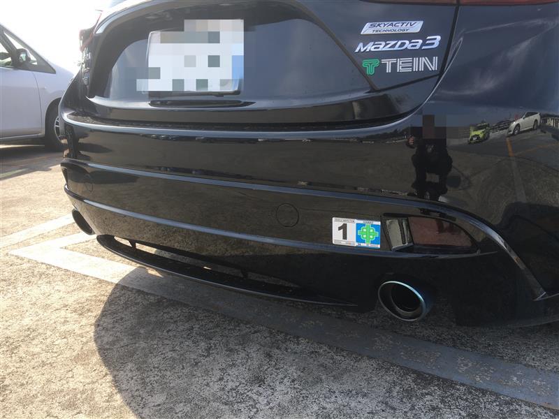 Replca Sticker Hawaii 車検ステッカー のパーツレビュー アクセラスポーツ ハッチバック たつ 黒セラてんちょ みんカラ