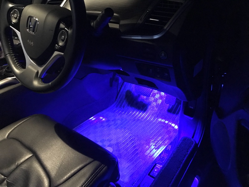 E くるまライフ Com Ledフットライトキット 青 のパーツレビュー ジェイドハイブリッド ひろくん みんカラ
